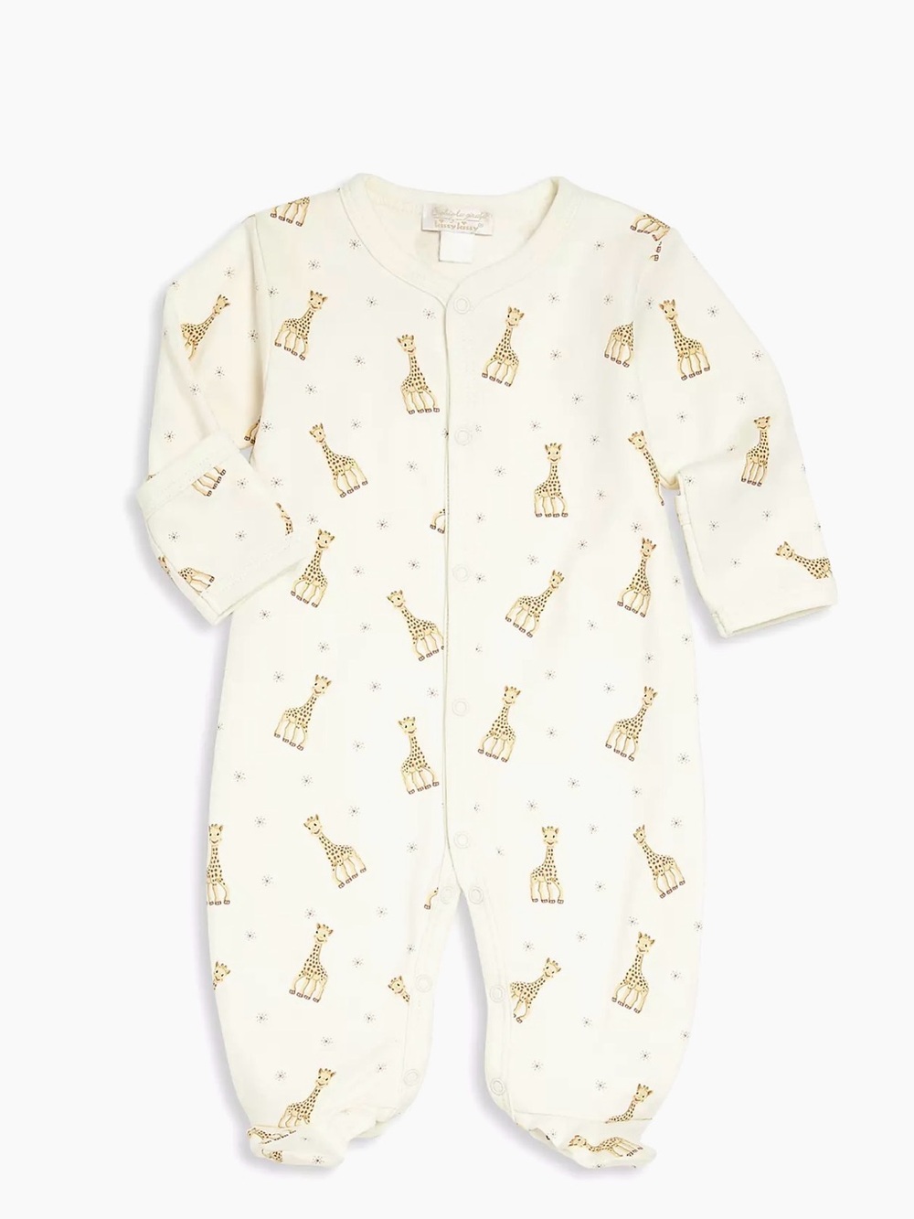 Kissy Kissy Sophie Print Footed One-Piece bundle
